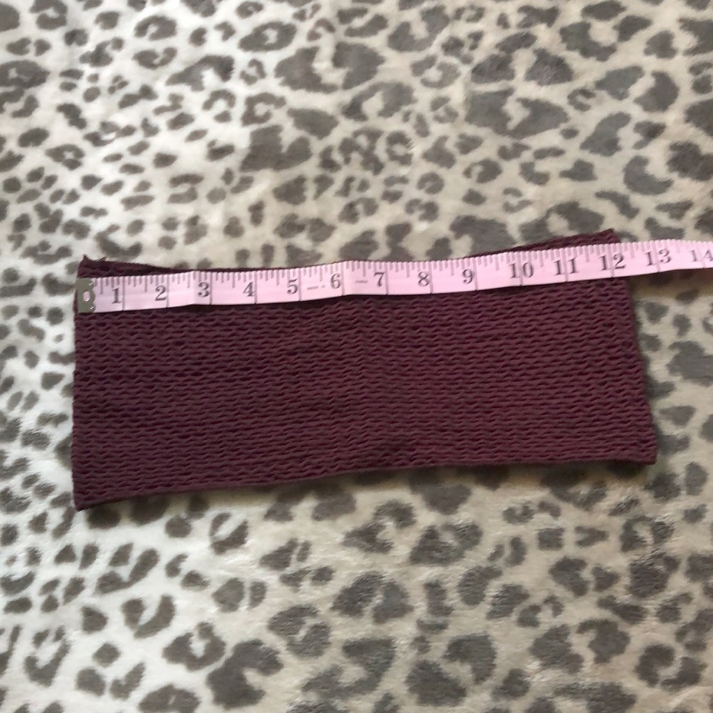 Free People Too Late For You Tube Top Bandeau in Burgundy Size XS/S - Picture 7 of 13